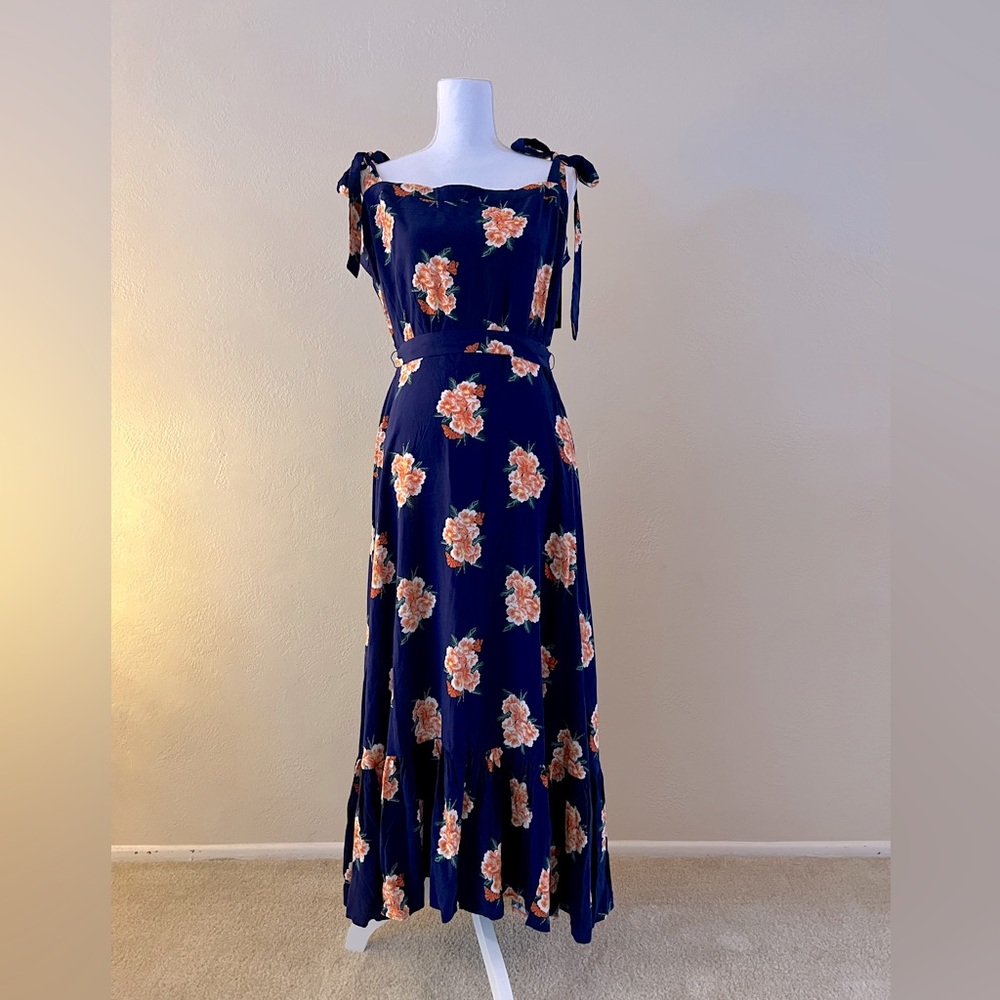Collectif Mainline Katrina 40s Spring Floral Swing Dress US size 10